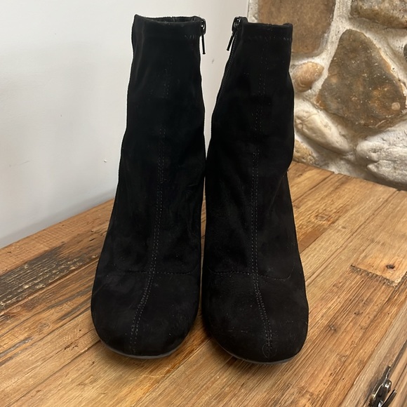 MIA Black Suede Ankle Boots - Picture 2 of 6